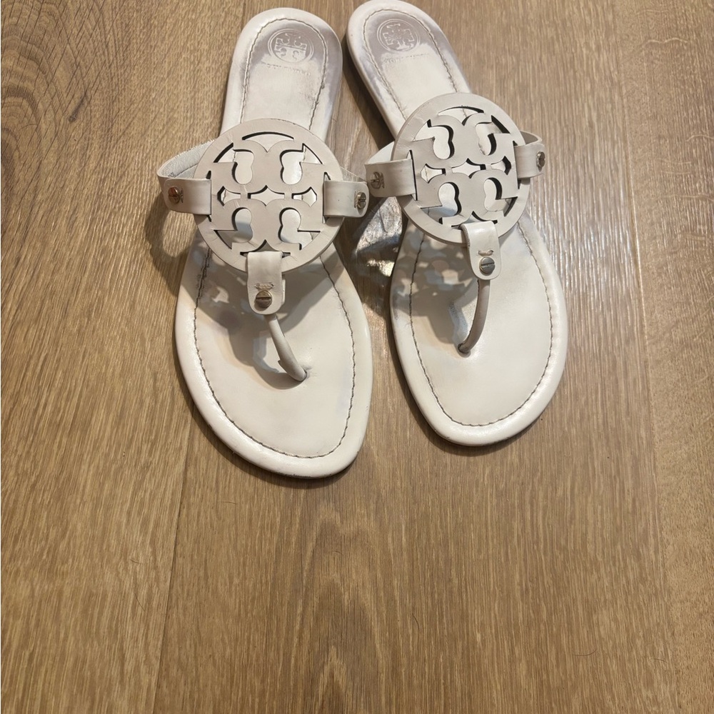 Size 11 Tory Burch Women's Miller Sandals LEATHER